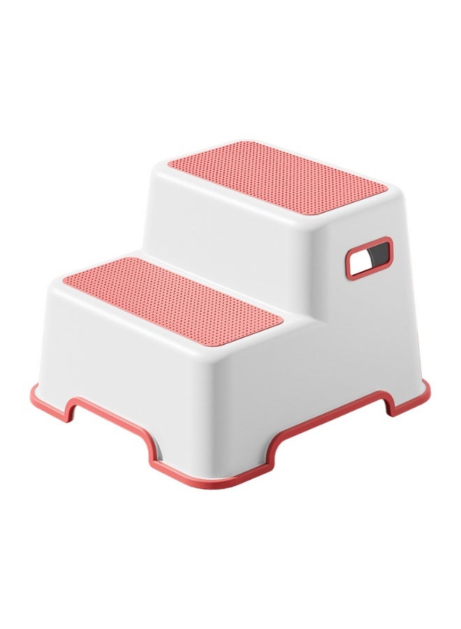 ORiTi مقعد مرحاض للأطفال، مقعد غسيل يدين غير قابل للانزلاق، مقعد بيانو، مقعد بلاستيكي سميك للاستخدام المنزلي - وردي - Image 4