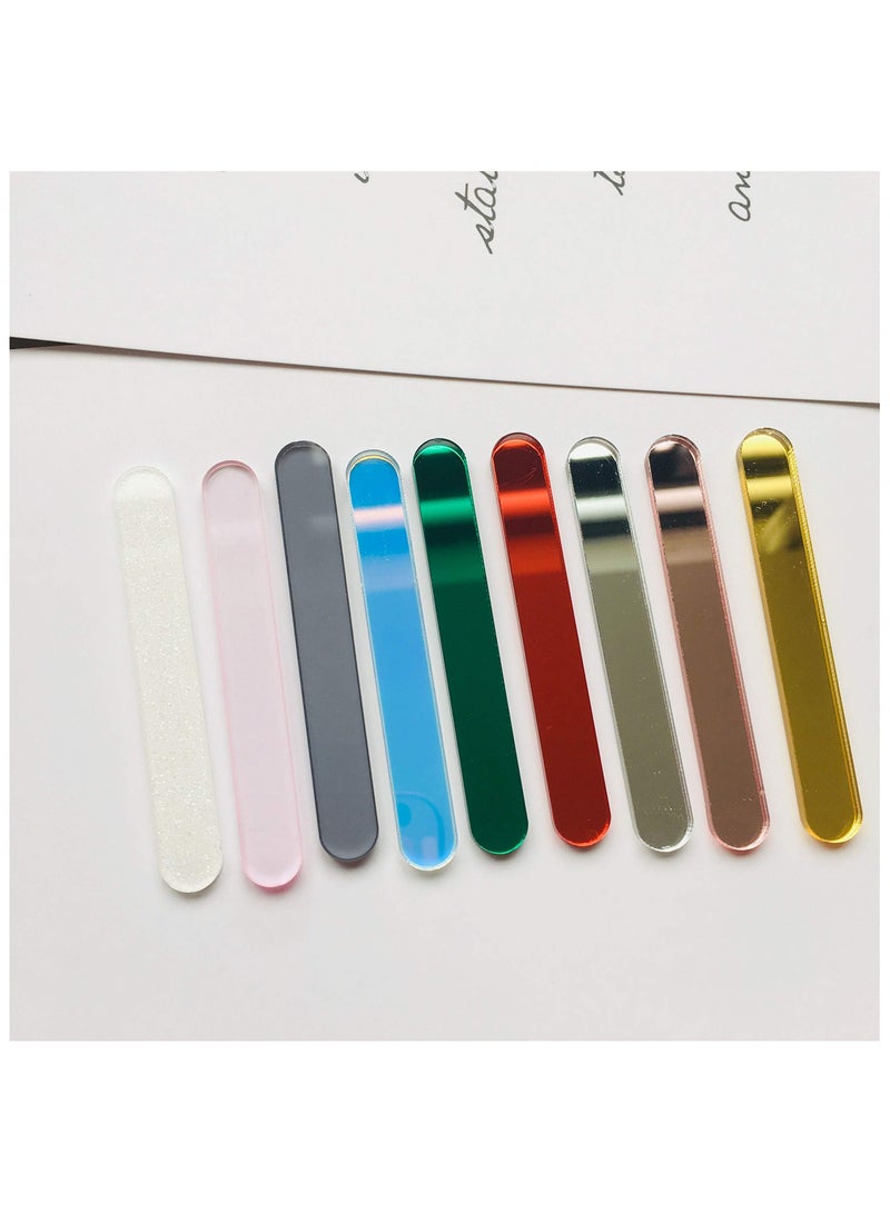 AAS ECOM Gold Acrylic Popsicle Sticks, 30 Pieces, 7 cm, for Ice-Cream Making and Arts & Crafts - Image 4