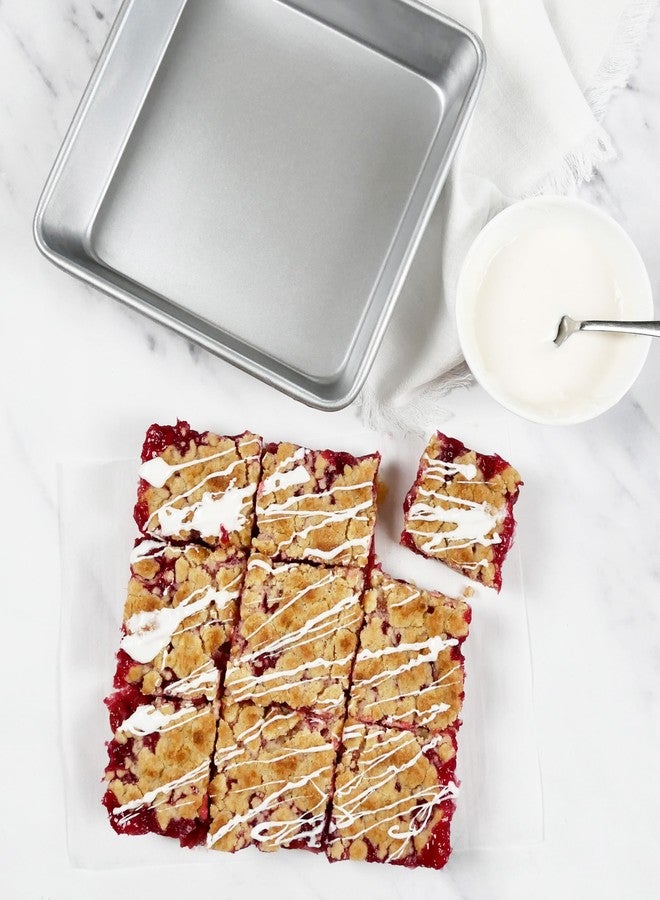 USA Pan Bare Bakeware Traditional Aluminized Steel Uncoated Square Cake Pan, Made without nonstick coating, 8 x 8-Inch - Image 3