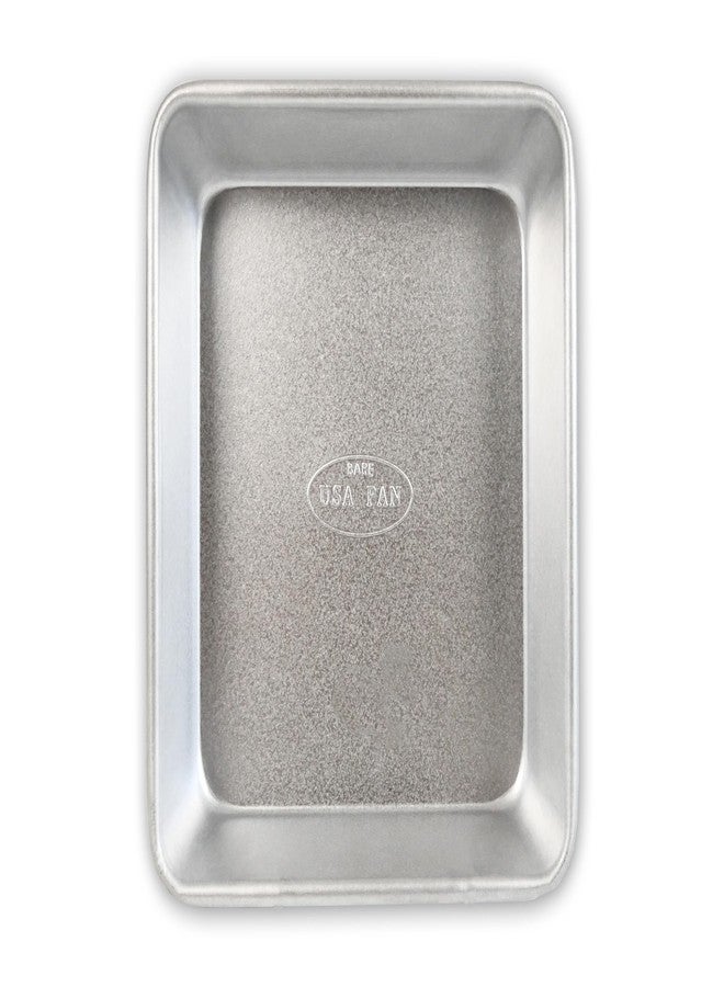 USA Pan Bare Bakeware Traditional Aluminized Steel Uncoated Square Cake Pan, Made without nonstick coating, 8 x 8-Inch - Image 1