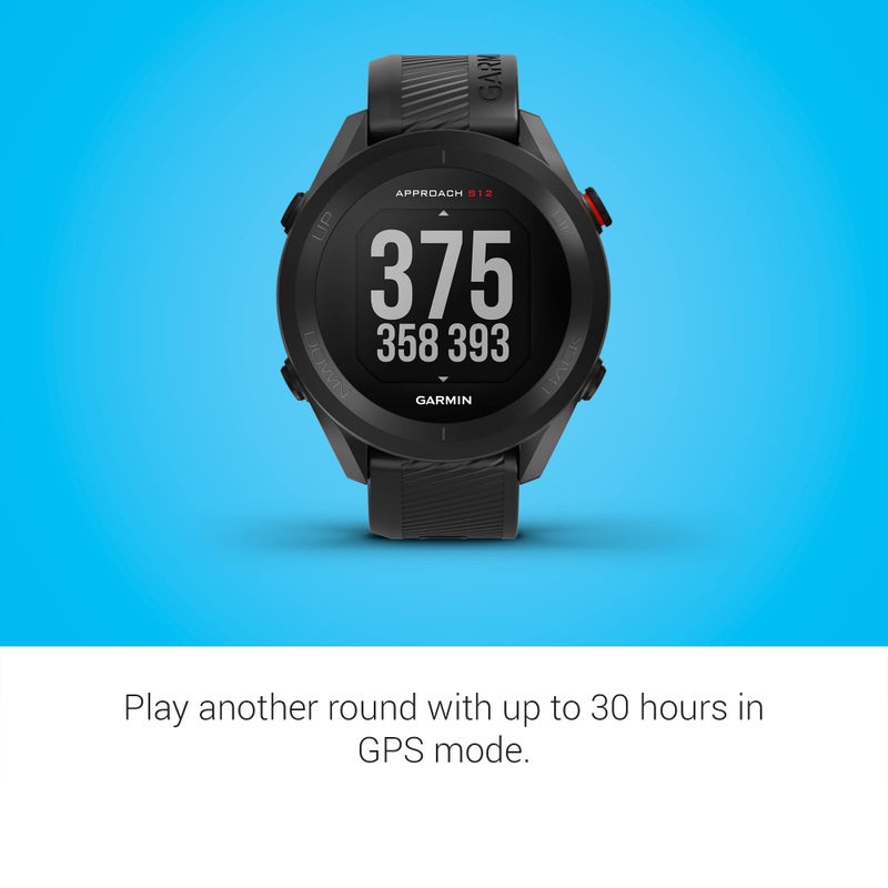 GARMIN ساعة غارمين أبرتش S12، ساعة جولف GPS سهلة الاستخدام، 42,000+ دورة محملة مسبقًا، سوداء، 010-02472-00 - Image 3