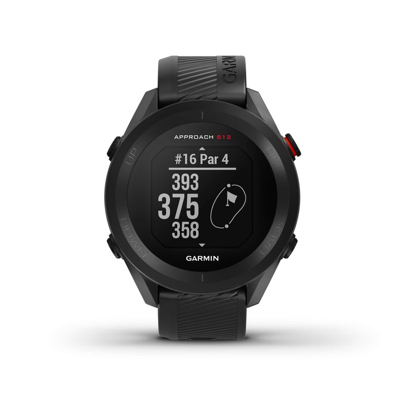 GARMIN ساعة غارمين أبرتش S12، ساعة جولف GPS سهلة الاستخدام، 42,000+ دورة محملة مسبقًا، سوداء، 010-02472-00 - Image 2