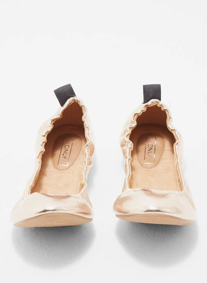 ONLY Ballet Flats With Elastic Trim