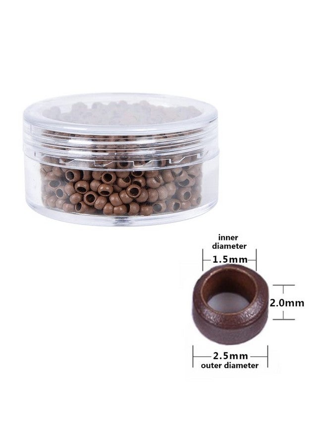 Dybst 1000Pcs Nano Ring Beads Micro Links Rings Hair Extensions Beads Nano Copper Rings Salon Tools Accessories For Nano Tip Hair Extension 7 Colors Available ( 11)  - Image 4