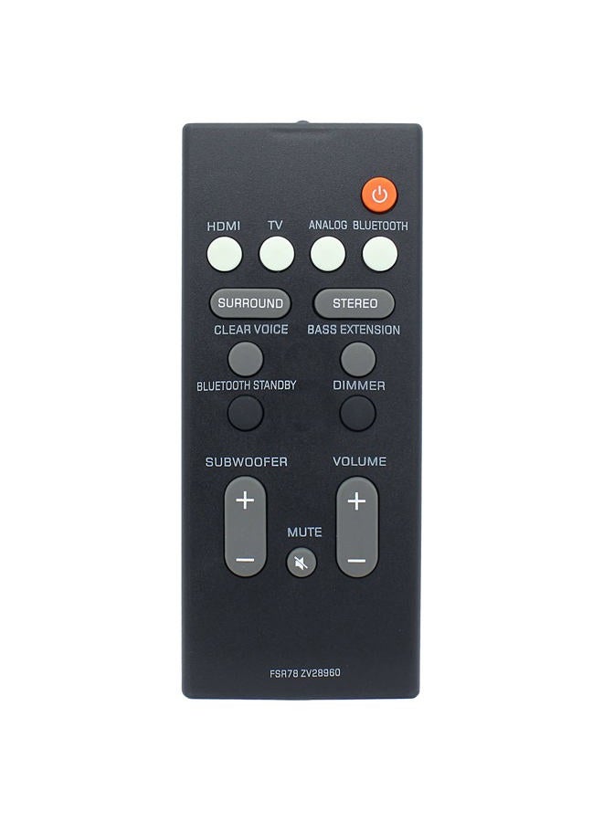 Azwok FSR78 ZV28960 بديل جهاز التحكم عن بعد لنظام صوت ياماها ATS-1060 ATS-1070 ATS-2070 YAS-106 YAS-107 YAS-207 YAS-CU207 NS-WSW42 YAS-108 ATS-1080 YAS---1080 YAS----1080 YAS----408 ATS-4080 - Image 1