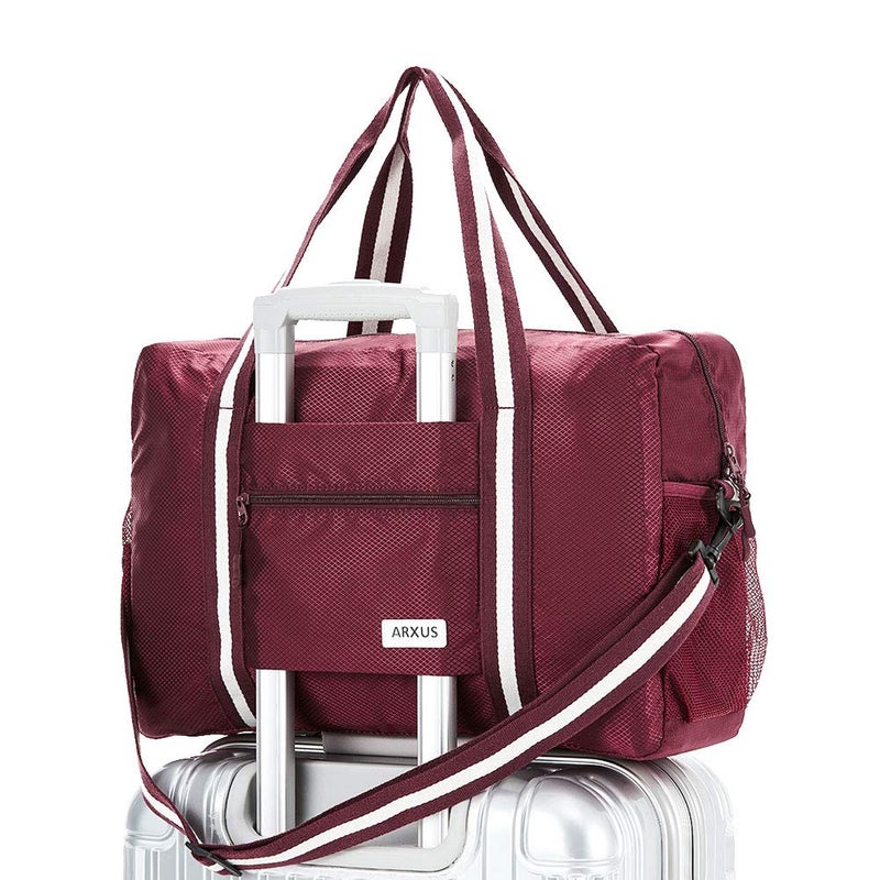 Arxus Foldable Tote Bag for Travel Expandable Lightweight Carry On Luggage 22L Packable Duffle Bag for Traveling - Image 1