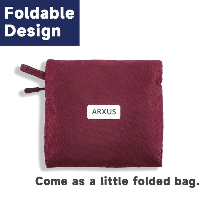 Arxus Foldable Tote Bag for Travel Expandable Lightweight Carry On Luggage 22L Packable Duffle Bag for Traveling - Image 5