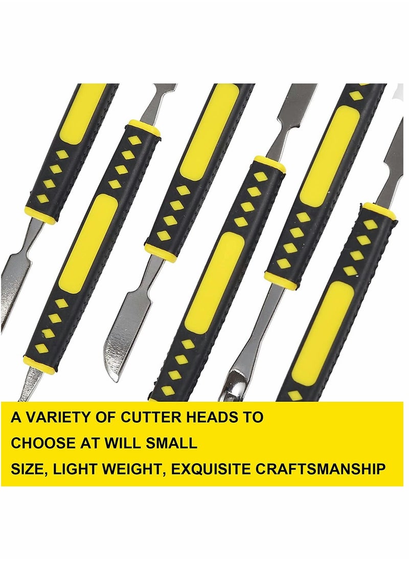 Y&D - Metal spudger, Mobile phone disassembly, Computer digital repair tools, Multifunctional disassembly stick, Precision Crowbar Set Repair Tools, 6-piece set - Image 1