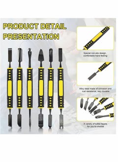 Y&D Metal spudger, Mobile phone disassembly, Computer digital repair tools, Multifunctional disassembly stick, Precision Crowbar Set Repair Tools, 6-piece set  - Image 2