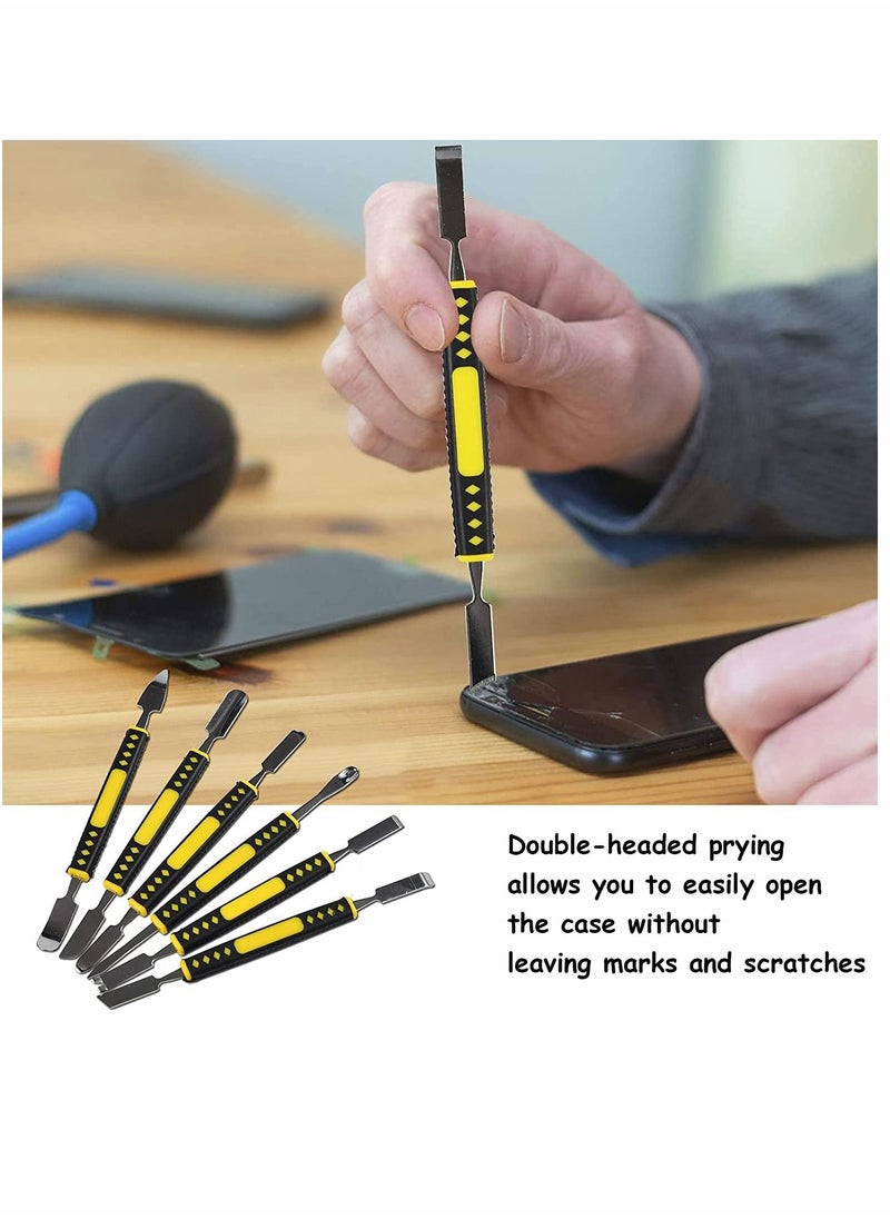 Y&D - Metal spudger, Mobile phone disassembly, Computer digital repair tools, Multifunctional disassembly stick, Precision Crowbar Set Repair Tools, 6-piece set - Image 1