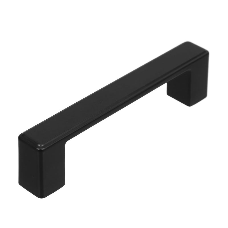 Matte Black Zinc Alloy Cabinet Drawer Pulls 96mm Vintage Hardware for Kitchen Furniture - Image 2