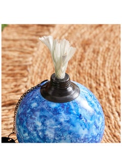 Home Box Eden Decorative Table Glazing Ball with Fibre Glass and Metal Lid 10 x 17.5 x 10 cm  - Image 4