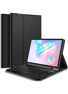 Keyboard Case For Samsung Galaxy Tab S6 10.5 (Qwerty) Slim Case With Detachable Wireless Keyboard For Samsung Galaxy Tab S6 Sm T860 Sm T865 10.5 Inches