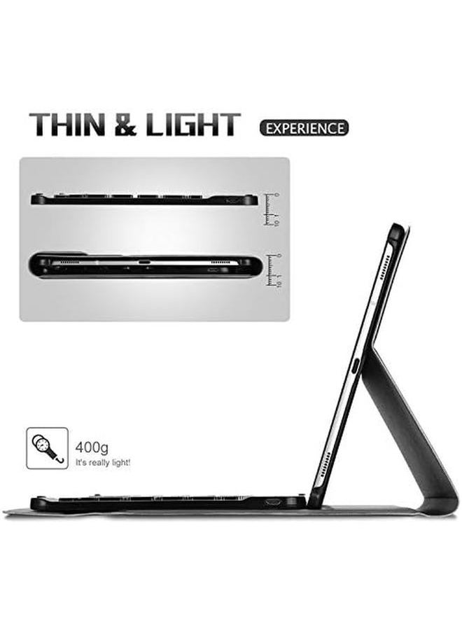 erorex - Keyboard Case For Samsung Galaxy Tab S6 10.5 (Qwerty) Slim Case With Detachable Wireless Keyboard For Samsung Galaxy Tab S6 Sm T860 Sm T865 10.5 Inches - Image 1