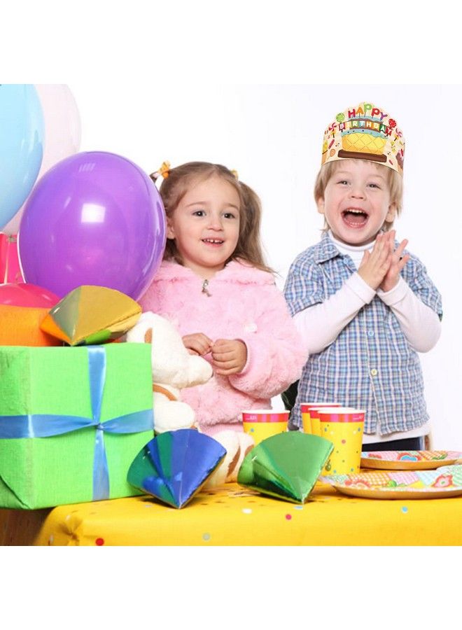 Fancy Land Birthday Crowns For Kids Sweet Cupcake Crowns Classroom Family Birthday School Vbs Party Supplies Pack Of 30 - Image 5