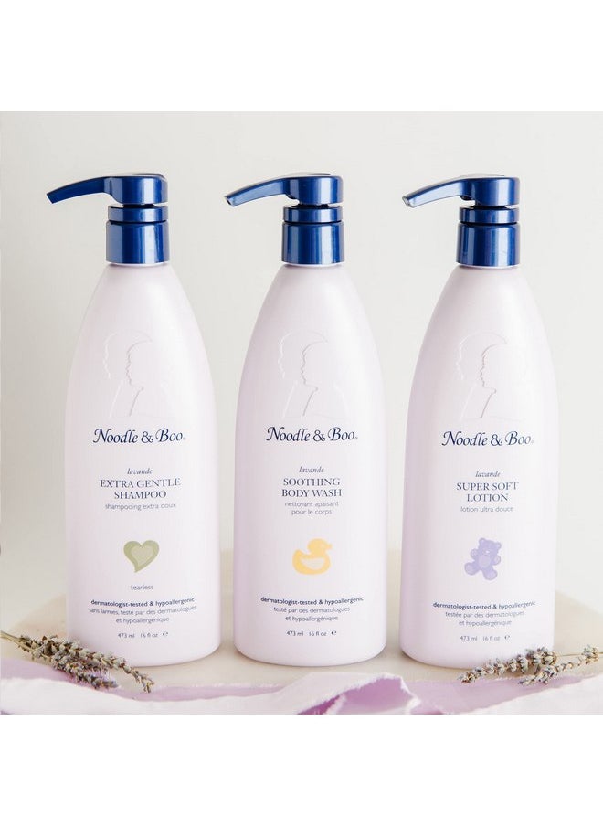Noodle & Boo - Noodle & Boo Lavender Extra Gentle Newborn and Baby Shampoo for Sensitive Skin, 16 fl. oz. - Image 1
