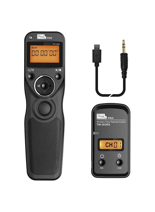 Pixel Wireless Remote Shutter Compatible For Fujifilm Pixel Tw283 90 Remote Shutter Release 2.4G Wireless Timer Remote Control Compatible For Fuji Cameras - Image 2