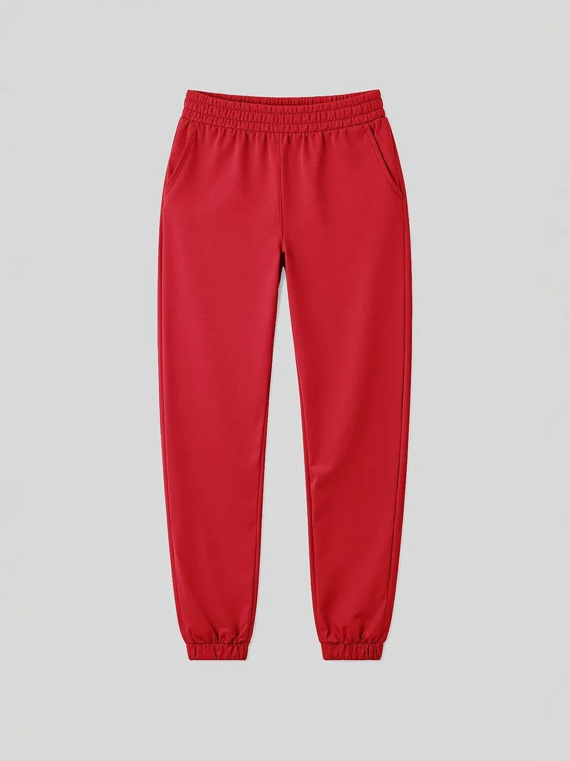 TOMMYLIFE TOMMY Women's High-Waist Relaxed Fleece Joggers