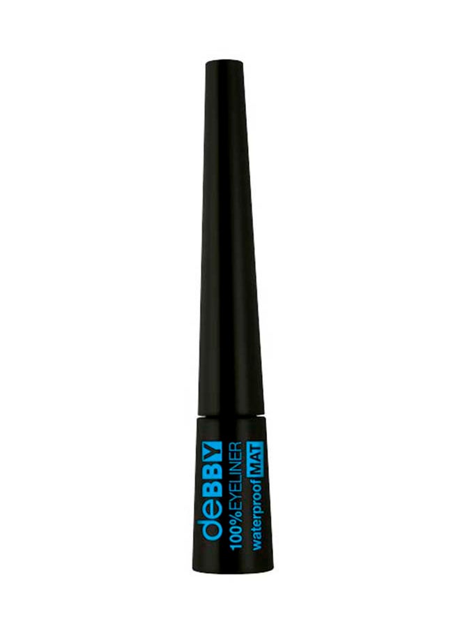 Debby 100% Eyeliner Waterproof Mat - Mat Black Waterproof 
