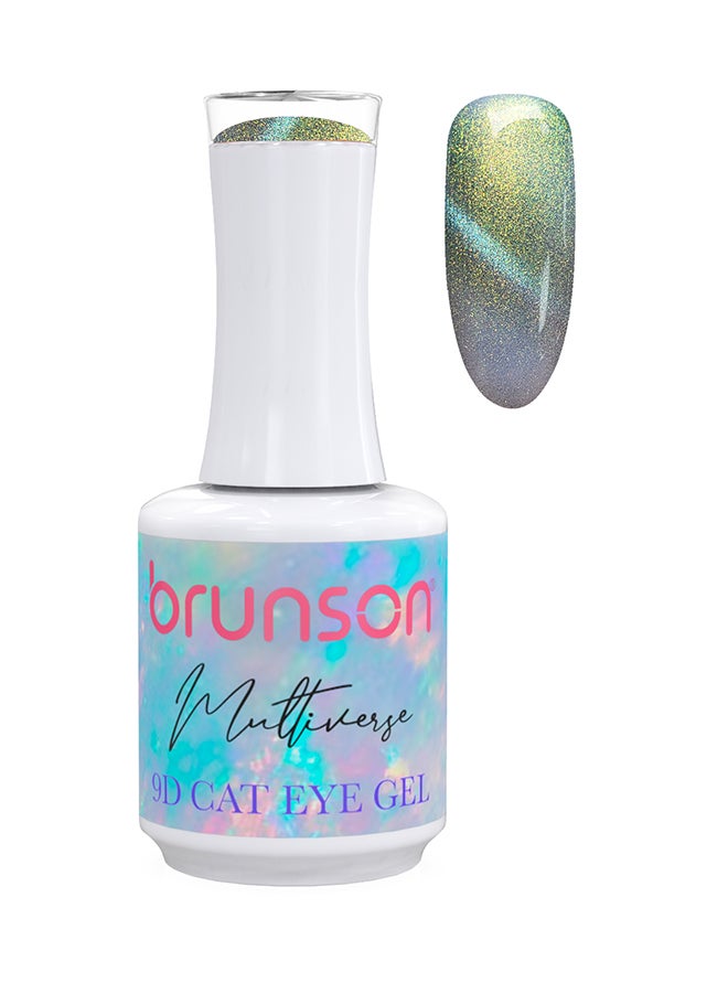 brunson Multiverse 9D Cat Eye Gel Polish Galaxy Magnetic UV LED Gel Nail polish 18ml Chameleon Magnetic Gel Soak Off UV LED Gelish Polish D14N