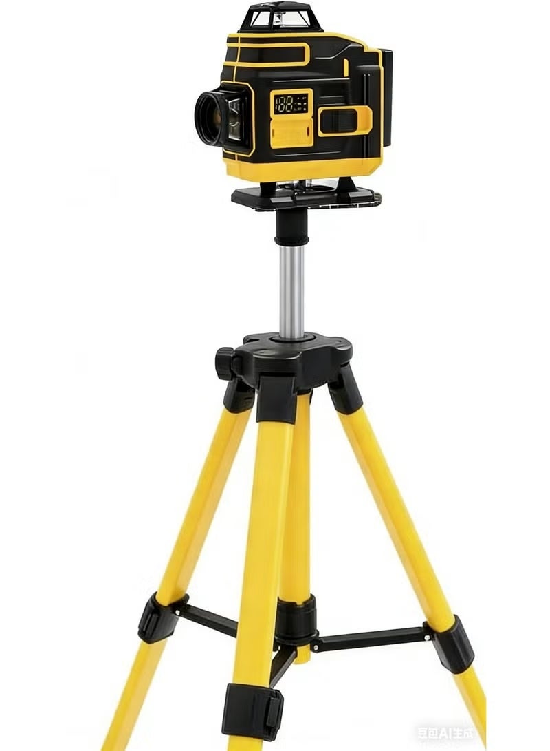 WINSEE مستوى الليزر الأخضر 16 خط 4x360° ذاتي التسوية مع حامل، 4D تقاطعات خضراء للبناء وتعليق الصور، أداة قياس بالليزر مع 2 بطاريات قابلة للشحن وحقيبة أدوات - Image 5