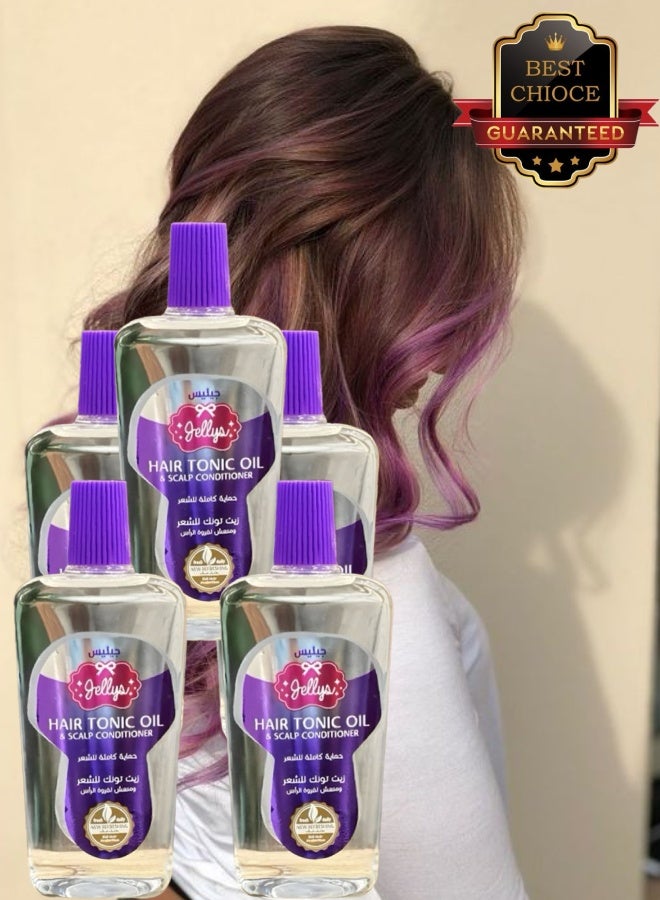 gellys 5 Pieces Hair Tonic Oil & Scalp Conditioner 300ML - Image 1