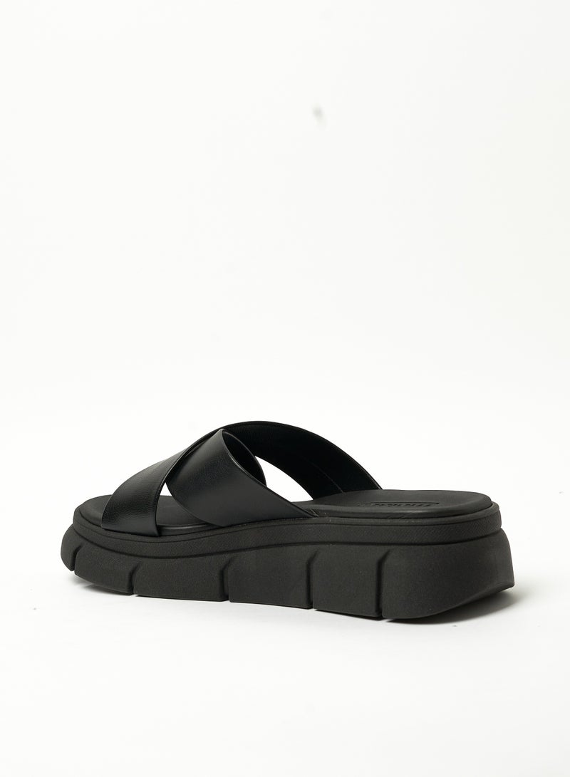MOLECA Noemi Cross Strap Flat Sandals - Image 3