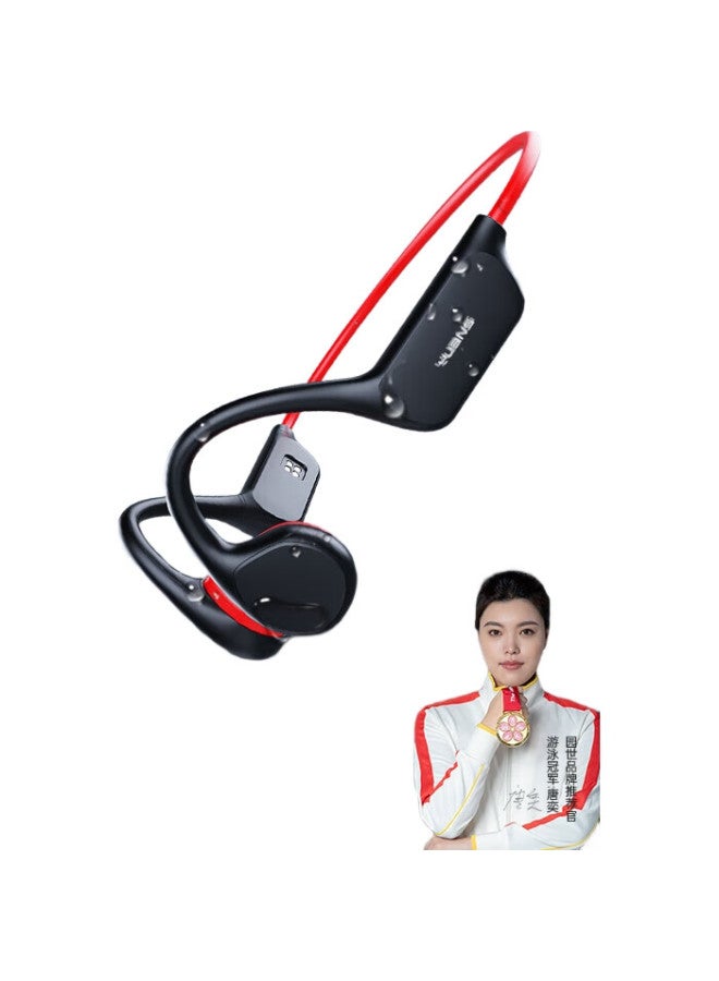 Garden World Yuan X7 Bone Conduction Bluetooth Headphones, Swimming Earphones, 8-Level Waterproof And Sweat-Resistant, Wireless, Non-In And Ear-Hook Style, For Sports And Running, 32Gb Storage, Mp3 Compatible, Suitable For Apple And Huawei - Image 2
