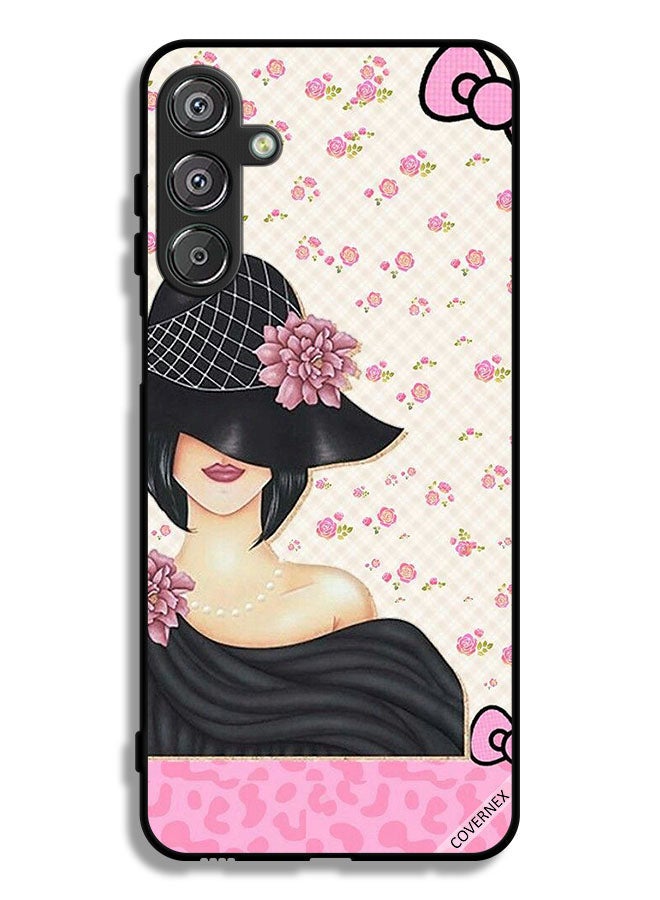 Covernex Samsung Galaxy F36 Protective Case Cover Hat Girl - Image 1