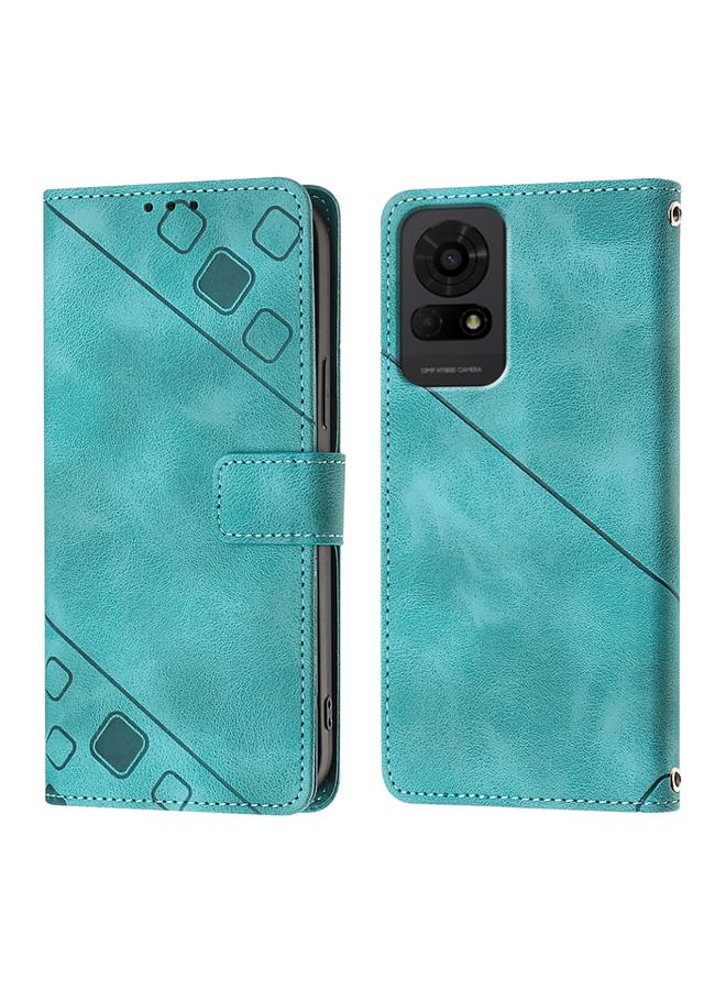 erorex Case For TCL 50 LE 5G Skin Feel Embossed Leather Phone Case  - Image 3