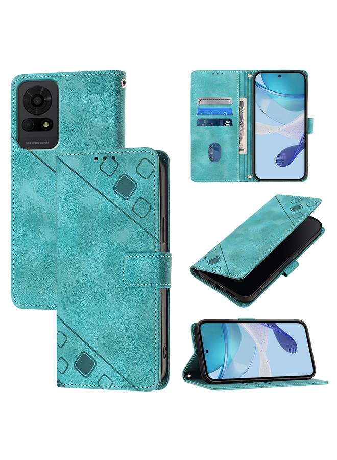 erorex Case For TCL 50 LE 5G Skin Feel Embossed Leather Phone Case  - Image 1