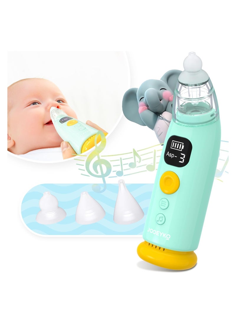 Generic Baby Nasal Aspirator with Light and Music, Includes 3 Tips and Tweezers for Easy Use and Comfort  - Image 1
