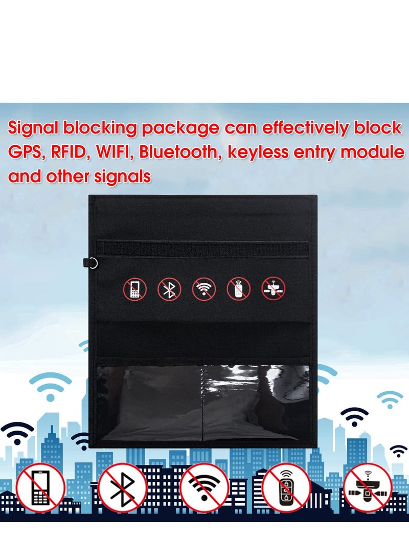 Excefore Faraday Bag for Key Fob Faraday Key Fob Protector Car RFID Signal Blocking Faraday Cage for Anti-Theft Anti-Tracking Anti-Hacking Case Blocker - Image 3