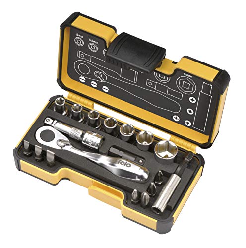 Felo XS Pocket Size 18-Piece Set With Mini Ratchet Metric In Strong Box - Image 5