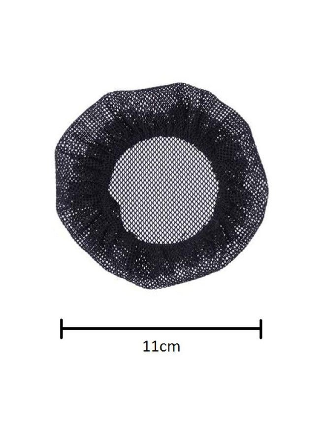 SSKR Stylish Hair Net Bun Cover Juda Net for Women and Girls - Black 2 Piece - Image 4