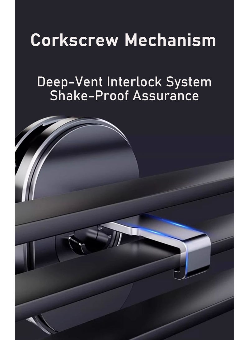 Car Phone Holder on air vent Solid Smooth 360° Adjustable, Durable Grip - Image 3