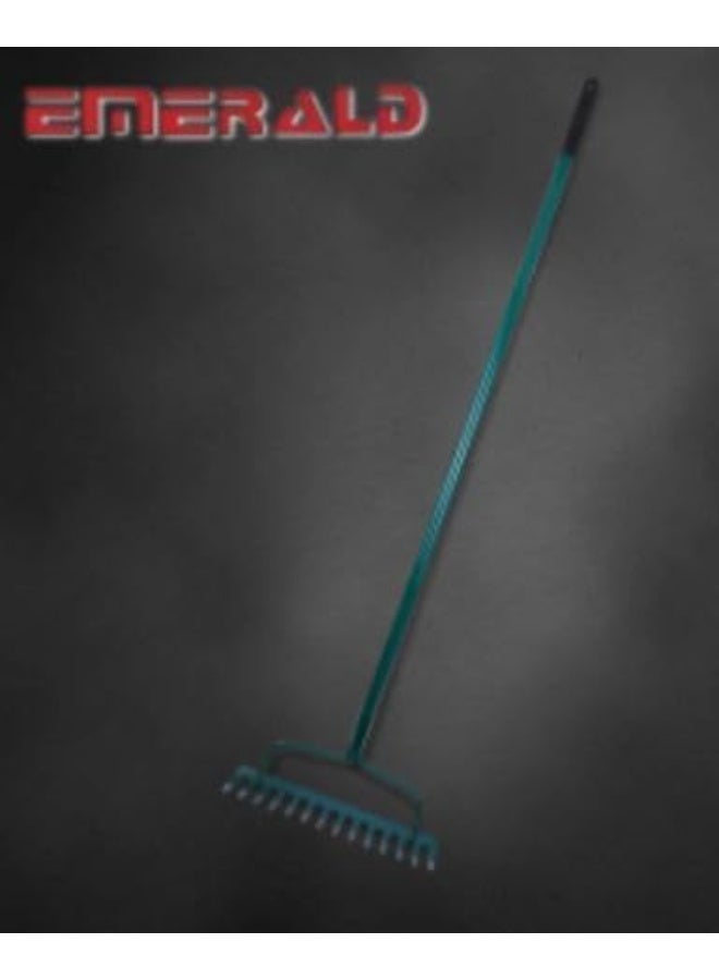 Emerald BOW RACK 14 Teeth Replacement Rake Head – Heavy Duty Carbon Steel Garden Head, 14-Tooth Landscape & Gardening for Soil, Yard, Lawn & Farm Use - Image 1