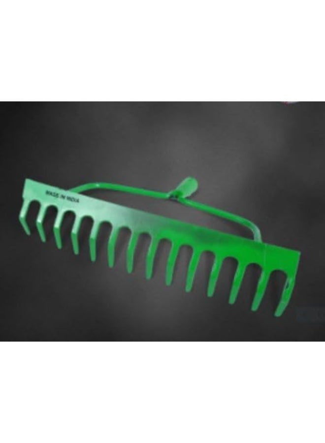 Emerald BOW RACK 14 Teeth Replacement Rake Head – Heavy Duty Carbon Steel Garden Head, 14-Tooth Landscape & Gardening for Soil, Yard, Lawn & Farm Use - Image 2