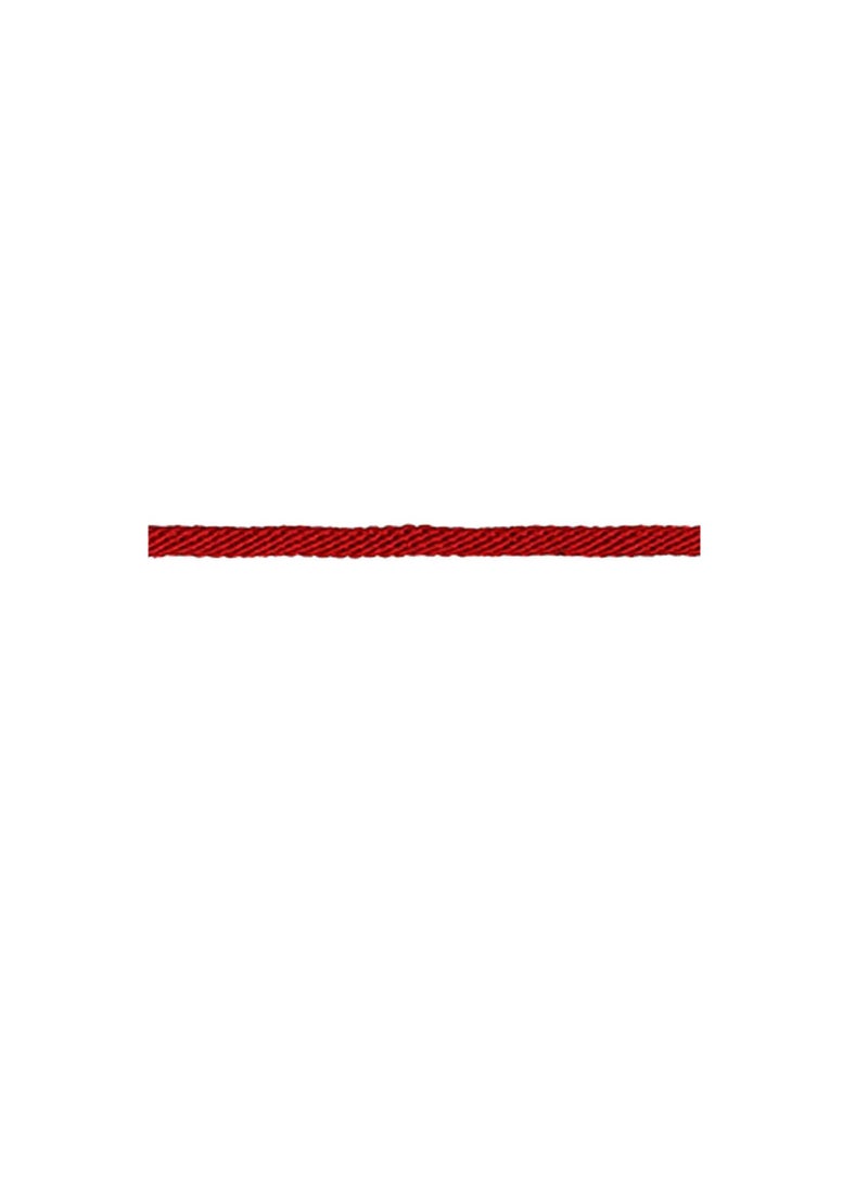 Dimensions File Braid Trim 1/4 inch Red - Image 1