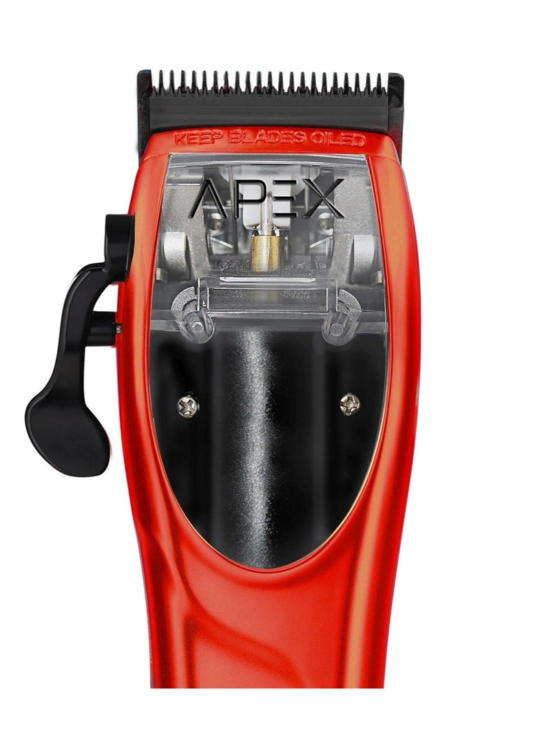 Stylecraft Super-Torque Apex Professional Metal Hair Clipper, Black Diamond Carbon Blades, 8 Magnetic Dub Guards, USB Rechargeable 4-Hour Run-time - Image 5
