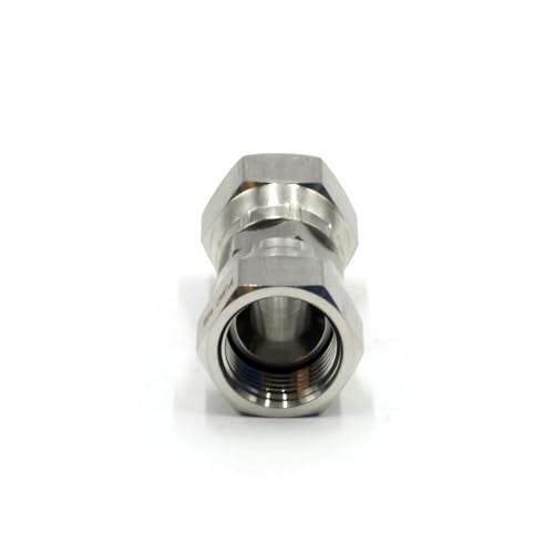HFS(R) 2PCS, 1/2" Female JIC Swivel x 1/2" Female JIC Swivel Nut Union Stainless Steel 304 - Image 4