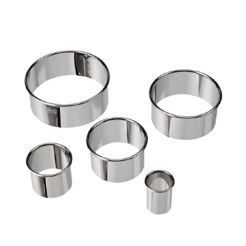 KELLI INTERIORS Cookie Cutter Set of 5 silvercolour12 - Image 1