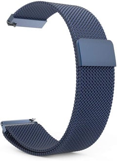 Generic Gear S3 Watch Band, Milanese Loop Stainless Steel Bracelet Smart Watch Strap for Samsung Gear S3 Frontier / S3 Classic/Moto 360 2nd Gen 46mm Smartwatch, BLUE