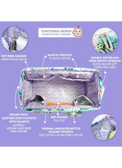Milk&Moo Milk&Moo Diaper Tote Bag, Large, Waterproof Diaper Bag, With Insulated Bottle Pockets and Stroller Strap, Multifunctional Baby Travel Nappy Bag For Boys and Girls  - Image 4