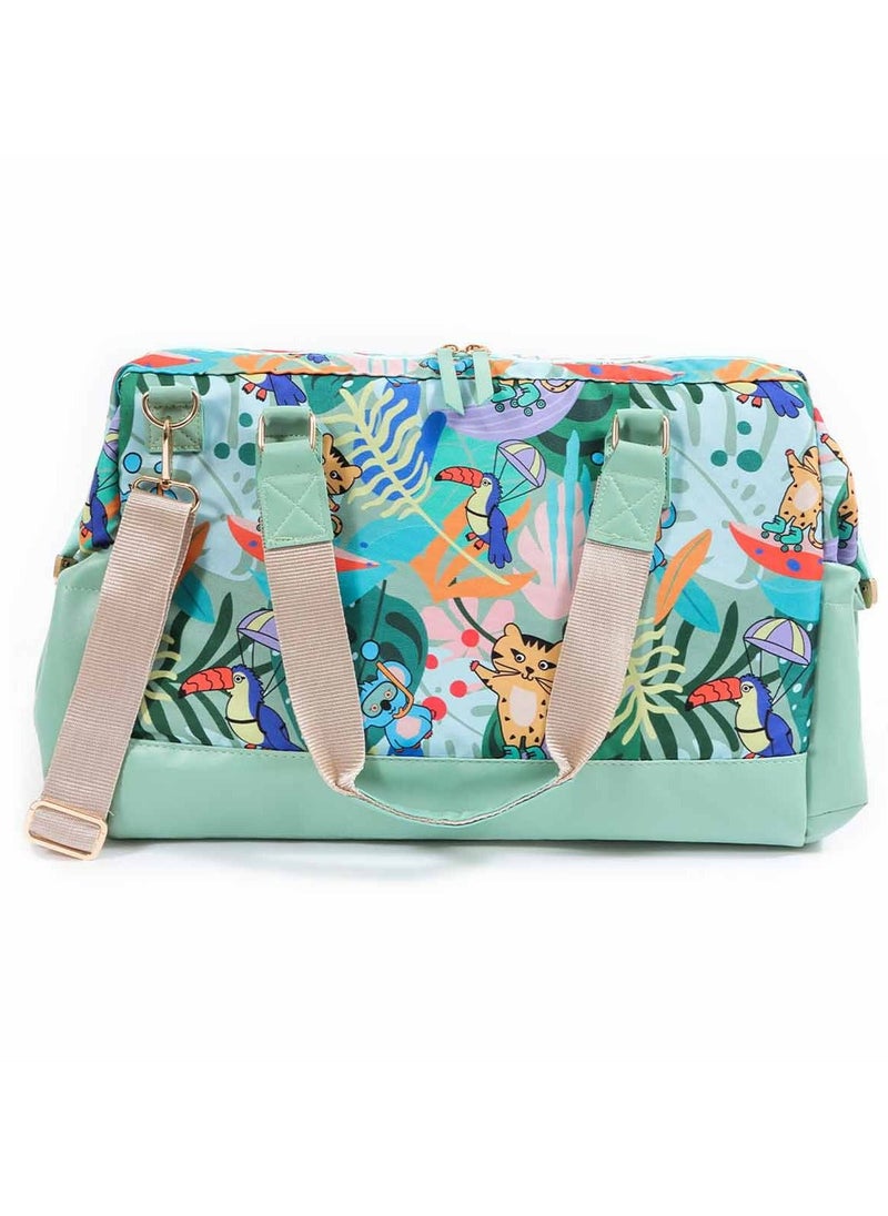Milk&Moo Milk&Moo Diaper Tote Bag, Large, Waterproof Diaper Bag, With Insulated Bottle Pockets and Stroller Strap, Multifunctional Baby Travel Nappy Bag For Boys and Girls  - Image 2