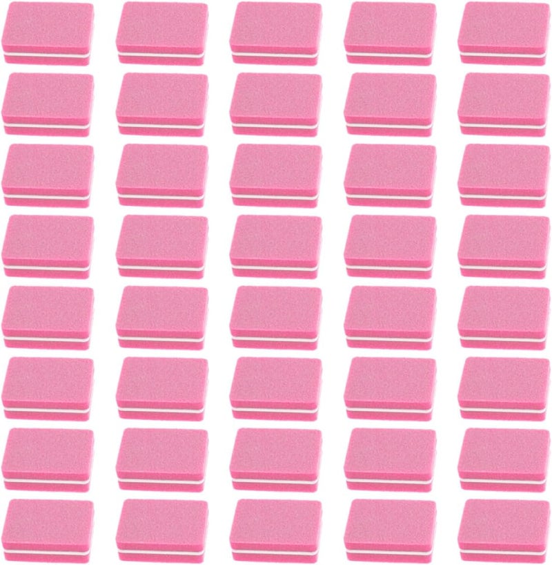 Alipis 100pcs Mini Eva Sponge Nail Files Small Nail Buffing Blocks Care Polishing Tools for Manicure and Pedicure at Home Or Salon Use - Image 1