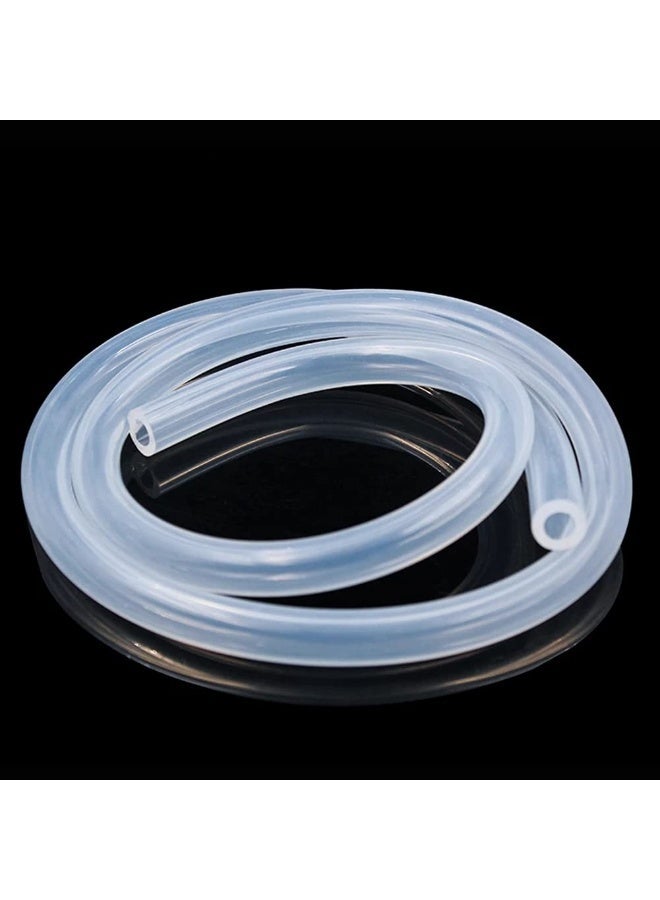 Silicone Tubing 12mm (1/2") ID x 16mm OD, Food Grade High-Temperature Clear Hose for Home Brewing & Liquid Transfer, 3 Meter - Image 1