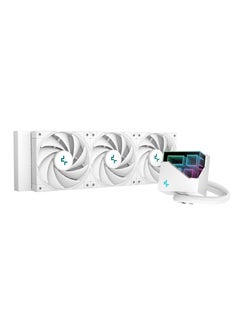 DEEPCOOL AIO 360mm Liquid Cooler, 4th Generation, Compatible for Intel and AMD, LT720 WH  - Image 1