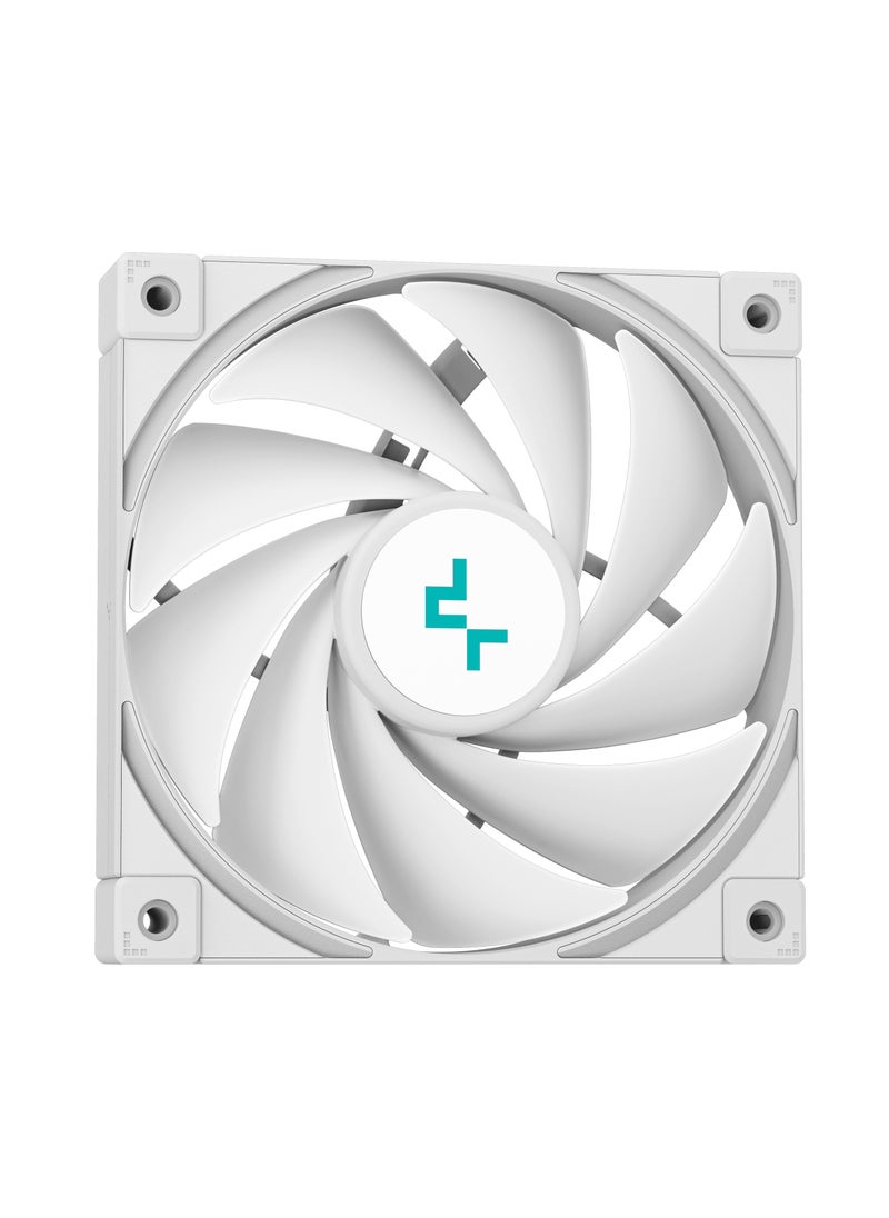 DEEPCOOL - AIO 360mm Liquid Cooler, 4th Generation, Compatible for Intel and AMD, LT720 WH - Image 1