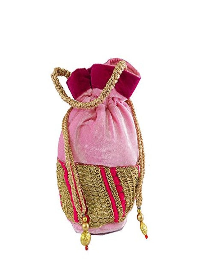 Brown Leaf Designer Potli Bag for Women Girls & Ladies BL1118 - Image 1